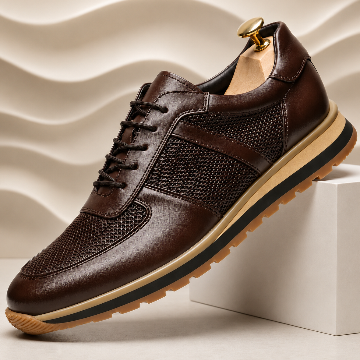 Marciano Cowhide Leather Sneakers