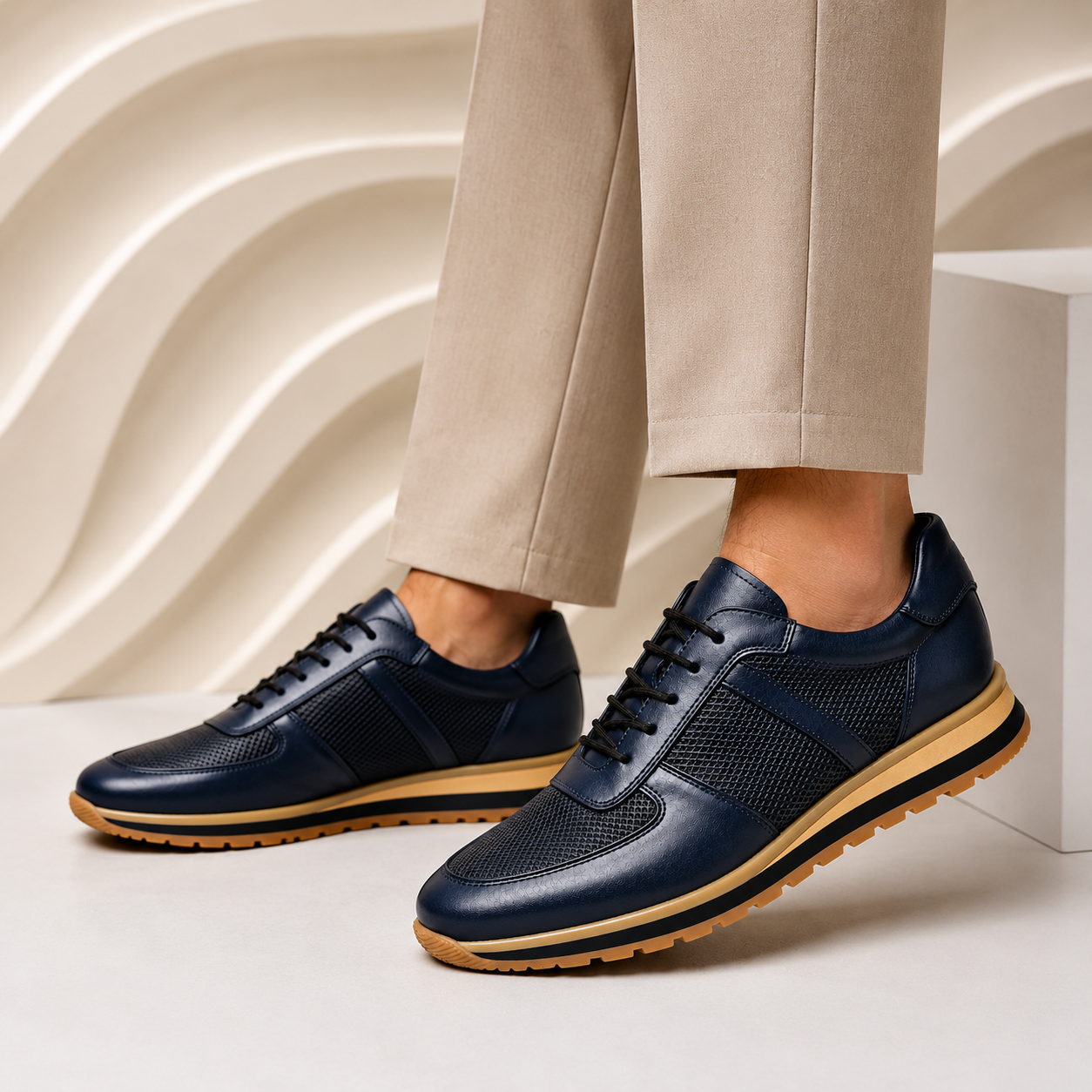 Marciano Cowhide Leather Sneakers