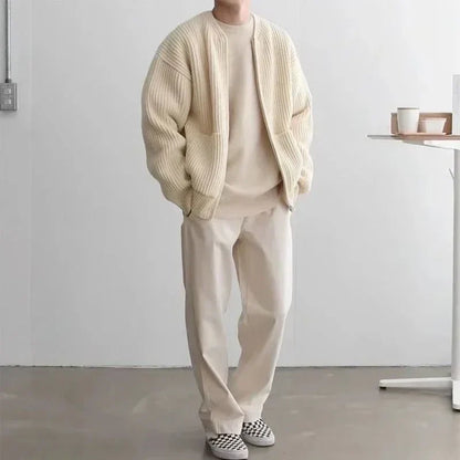 Oliver Knit Zip Cardigan