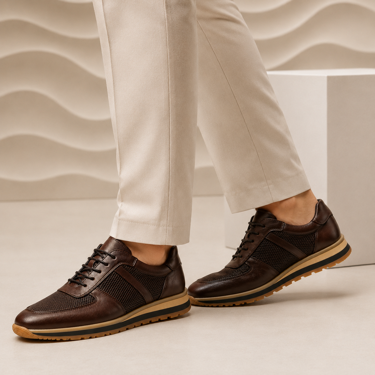 Marciano Cowhide Leather Sneakers