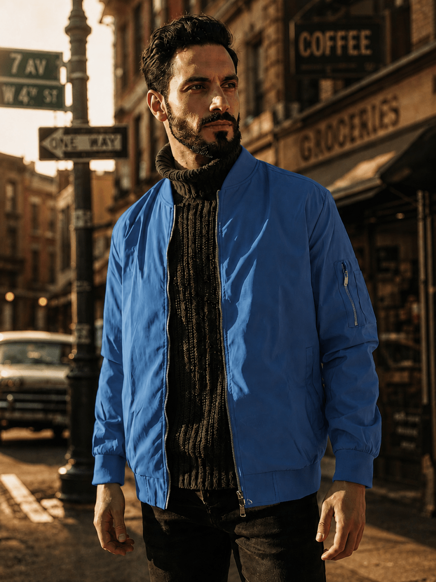 Blakely Lightweight Jacket -  Bomber Windbreaker for Work
