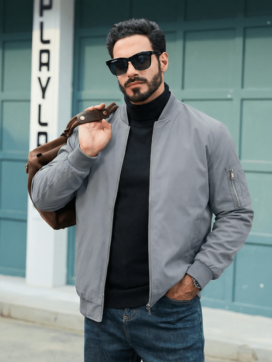 Blakely Lightweight Jacket -  Bomber Windbreaker for Work