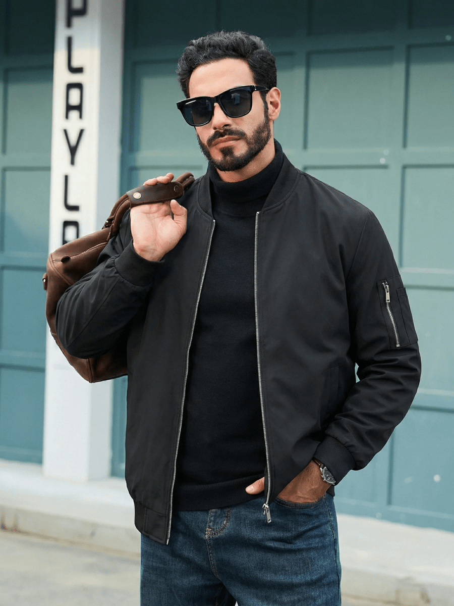 Blakely Lightweight Jacket -  Bomber Windbreaker for Work