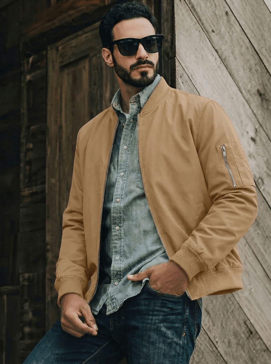 Blakely Lightweight Jacket -  Bomber Windbreaker for Work