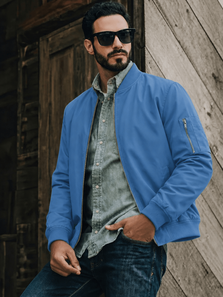 Blakely Lightweight Jacket -  Bomber Windbreaker for Work