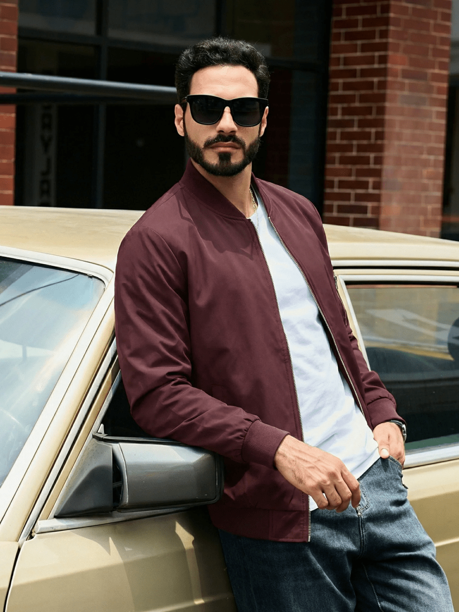 Blakely Lightweight Jacket -  Bomber Windbreaker for Work