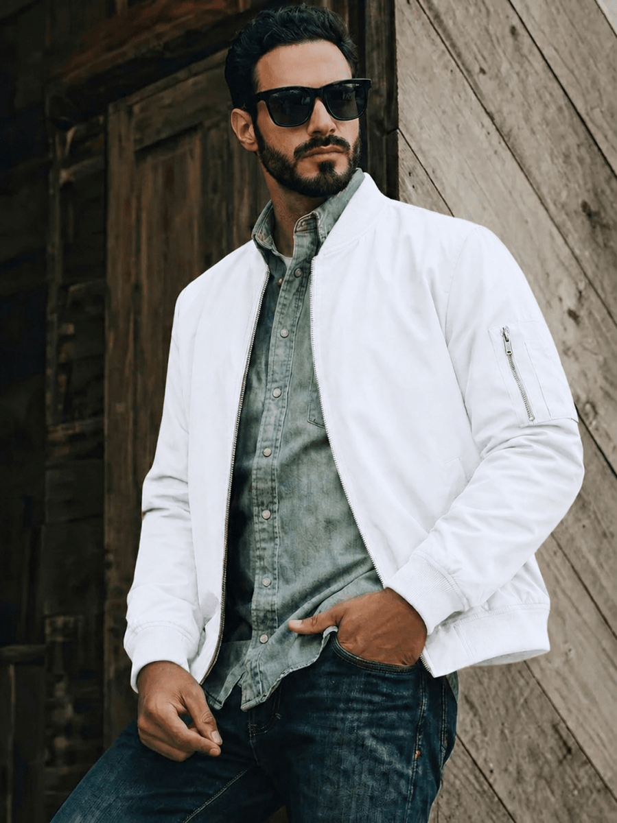 Blakely Lightweight Jacket -  Bomber Windbreaker for Work