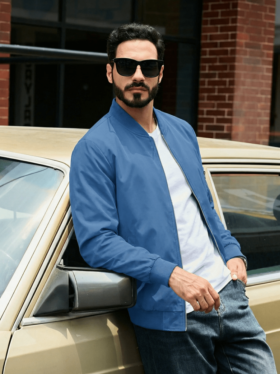Blakely Lightweight Jacket -  Bomber Windbreaker for Work