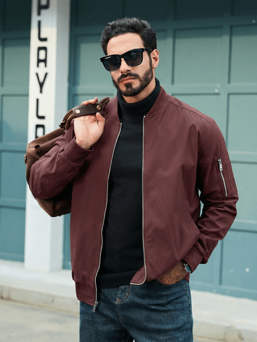 Blakely Lightweight Jacket -  Bomber Windbreaker for Work