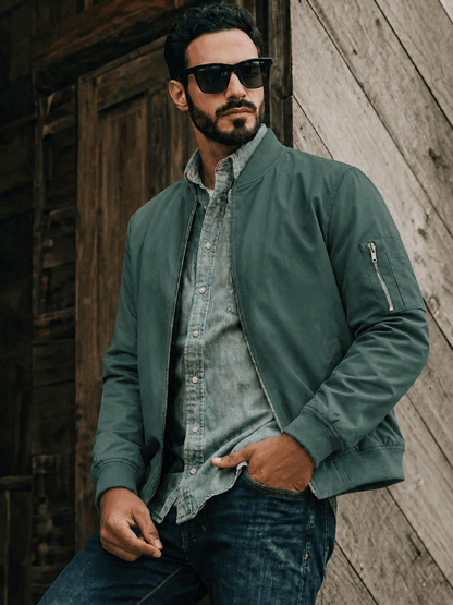 Blakely Lightweight Jacket -  Bomber Windbreaker for Work