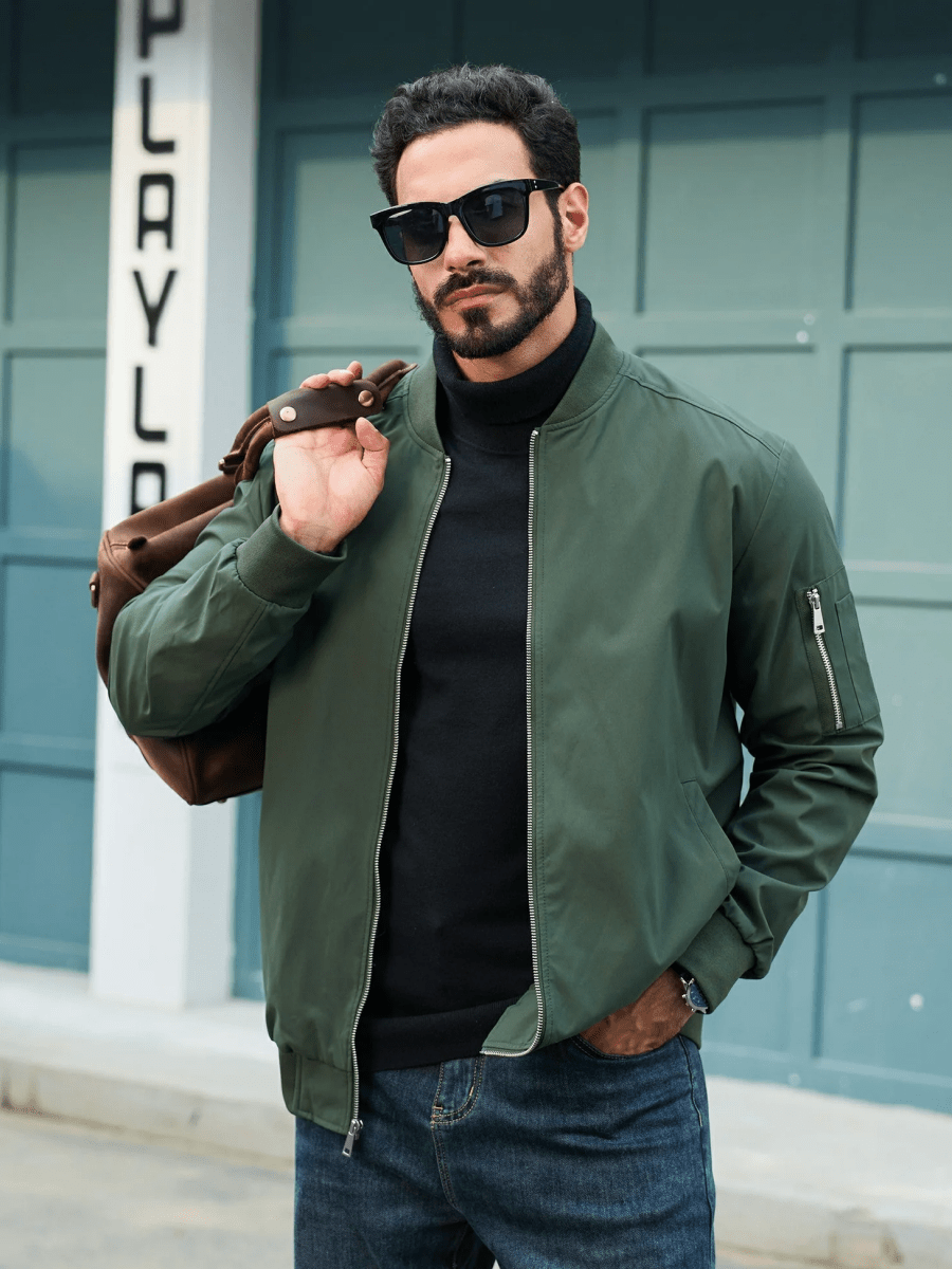 Blakely Lightweight Jacket -  Bomber Windbreaker for Work
