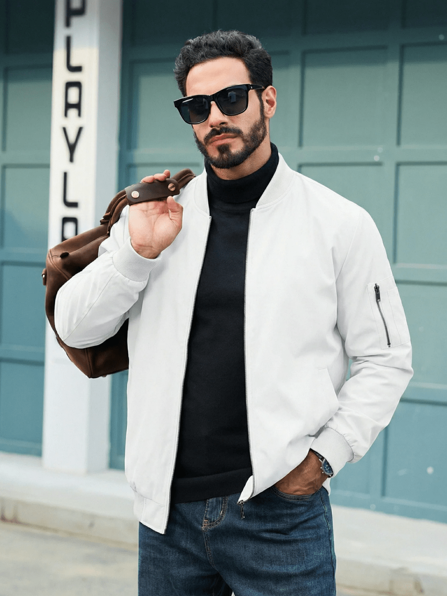 Blakely Lightweight Jacket -  Bomber Windbreaker for Work