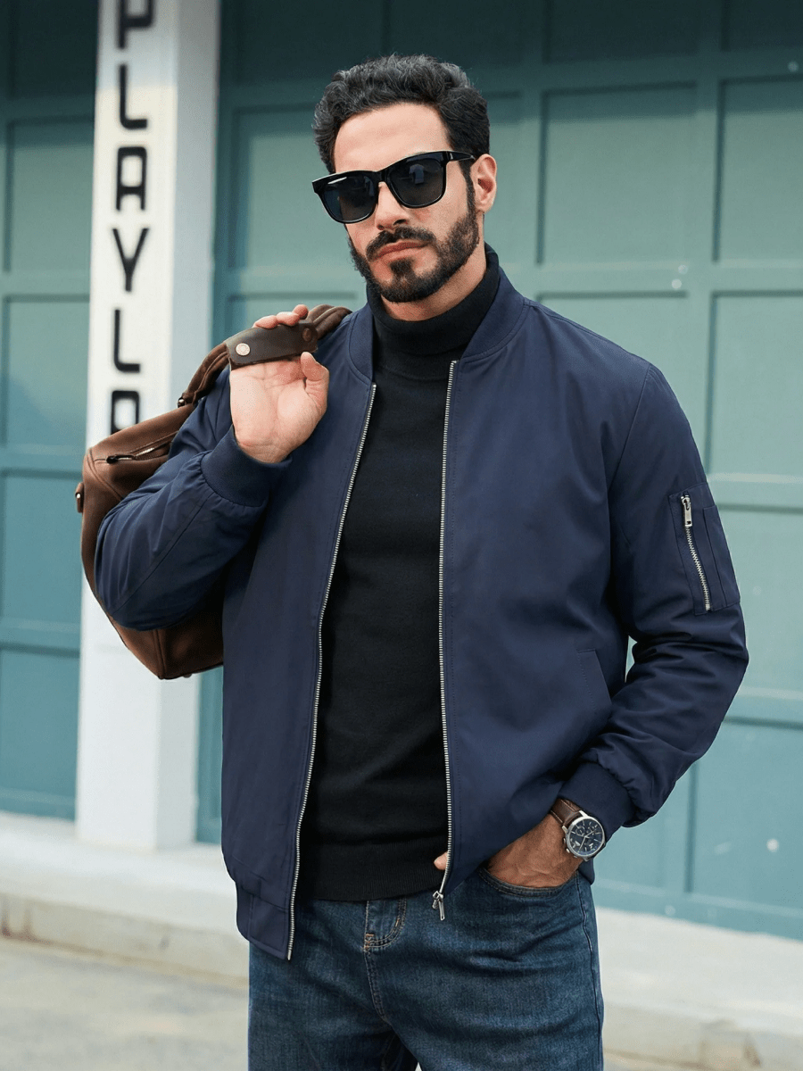 Blakely Lightweight Jacket -  Bomber Windbreaker for Work