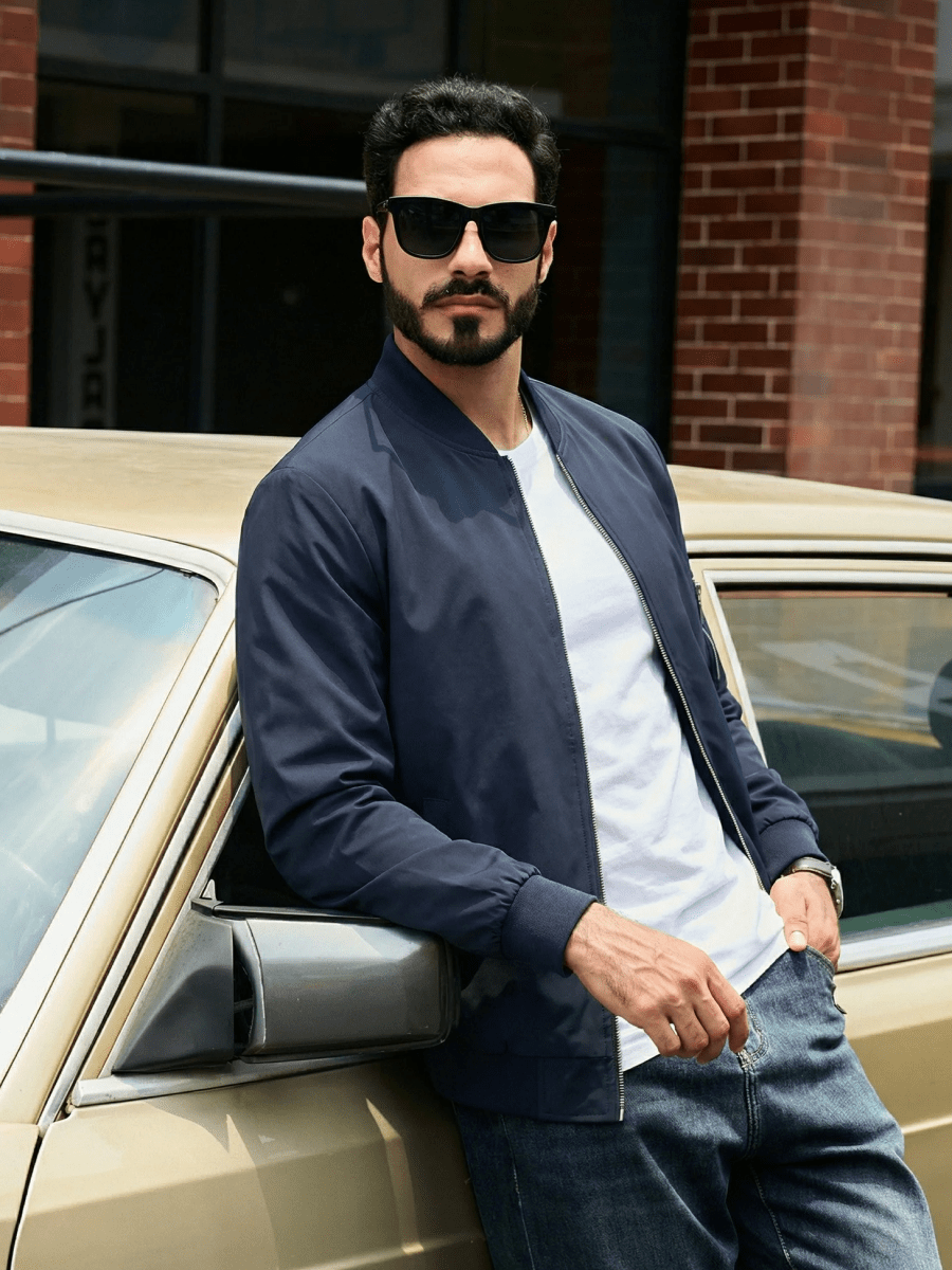 Blakely Lightweight Jacket -  Bomber Windbreaker for Work