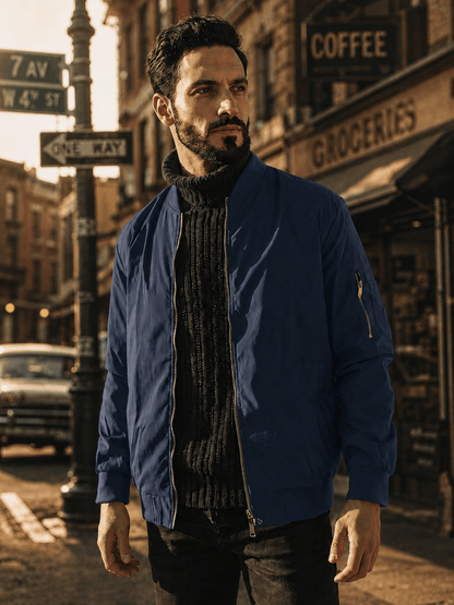 Blakely Lightweight Jacket -  Bomber Windbreaker for Work