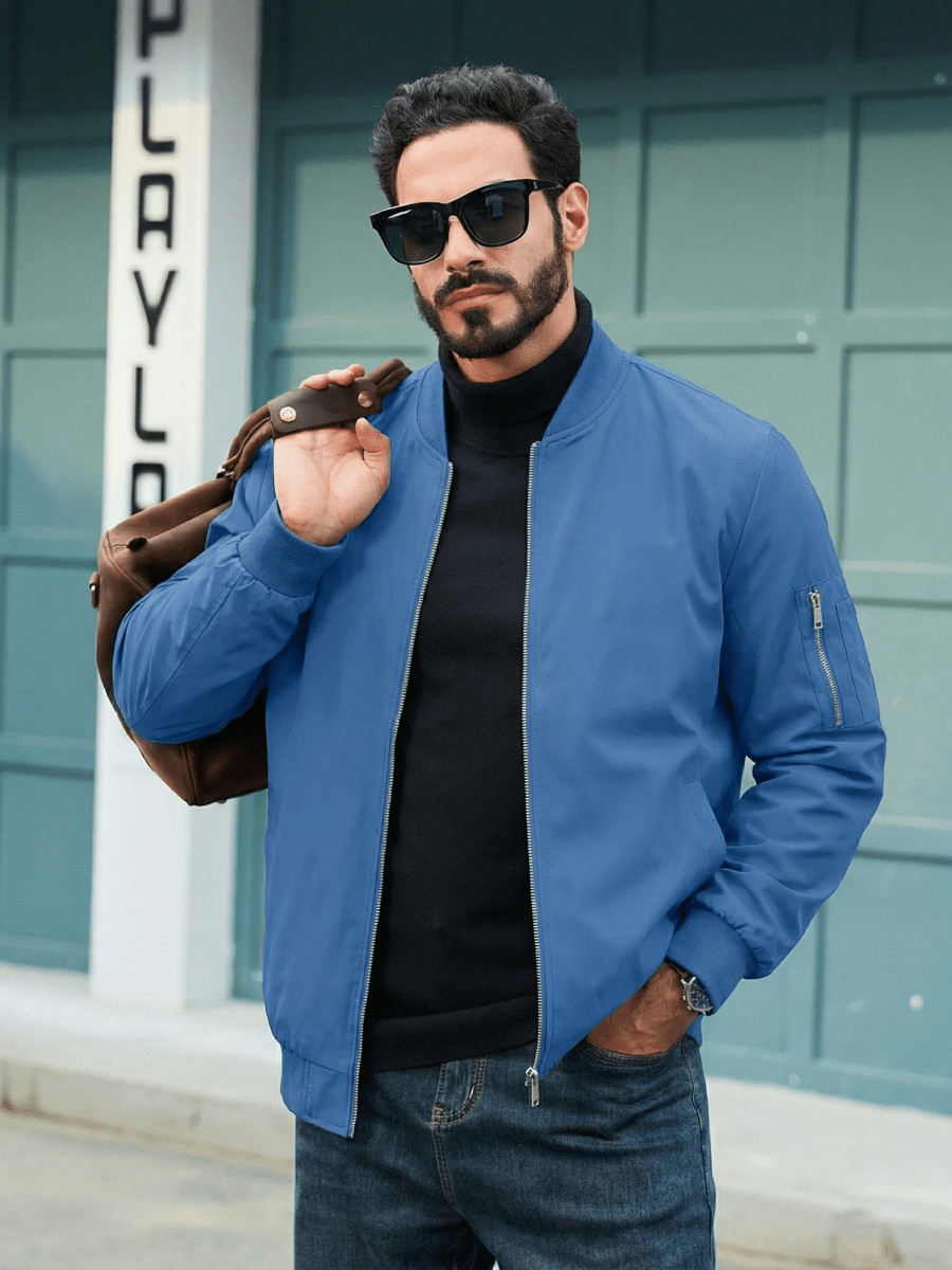 Blakely Lightweight Jacket -  Bomber Windbreaker for Work