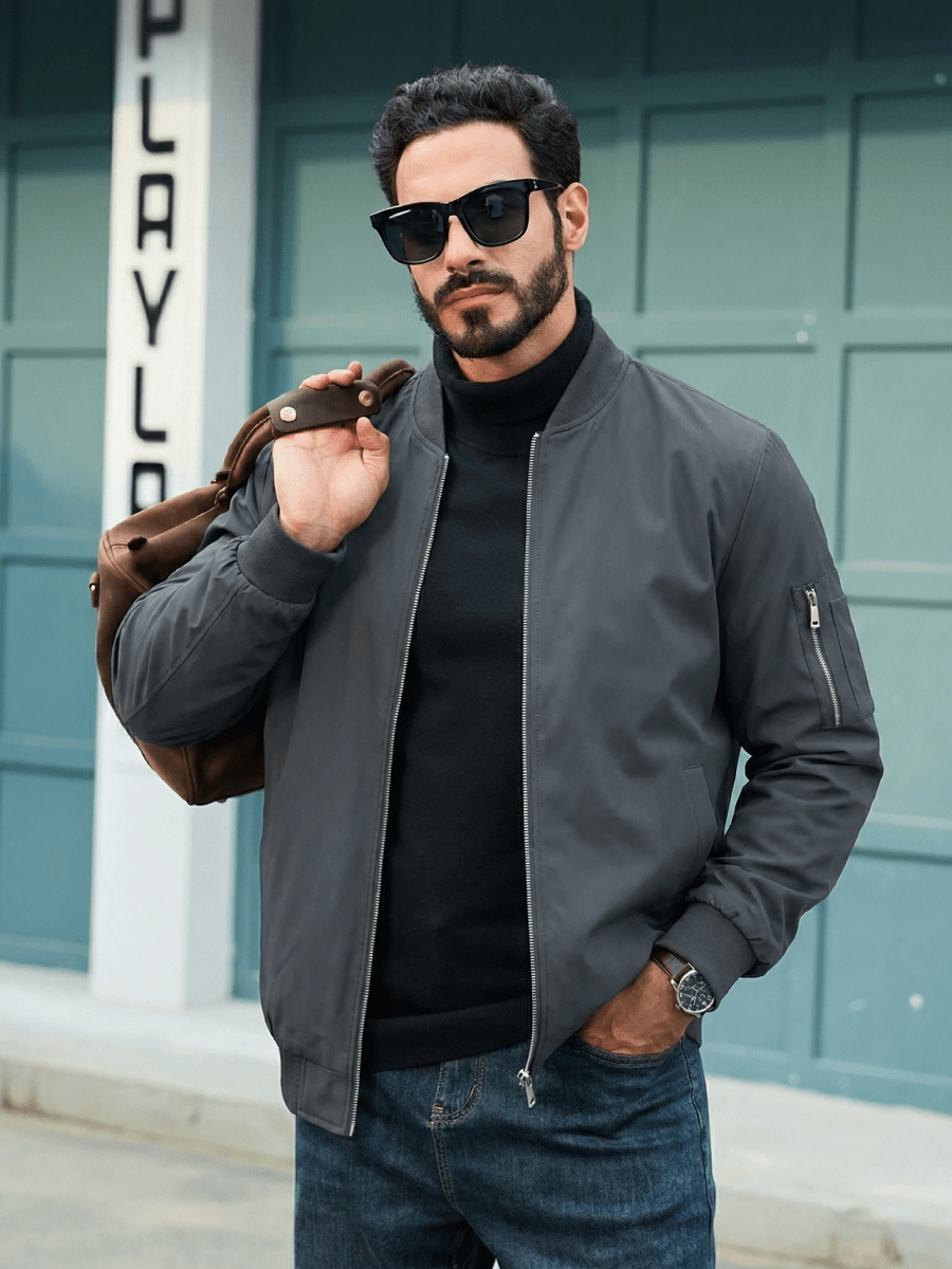 Blakely Lightweight Jacket -  Bomber Windbreaker for Work