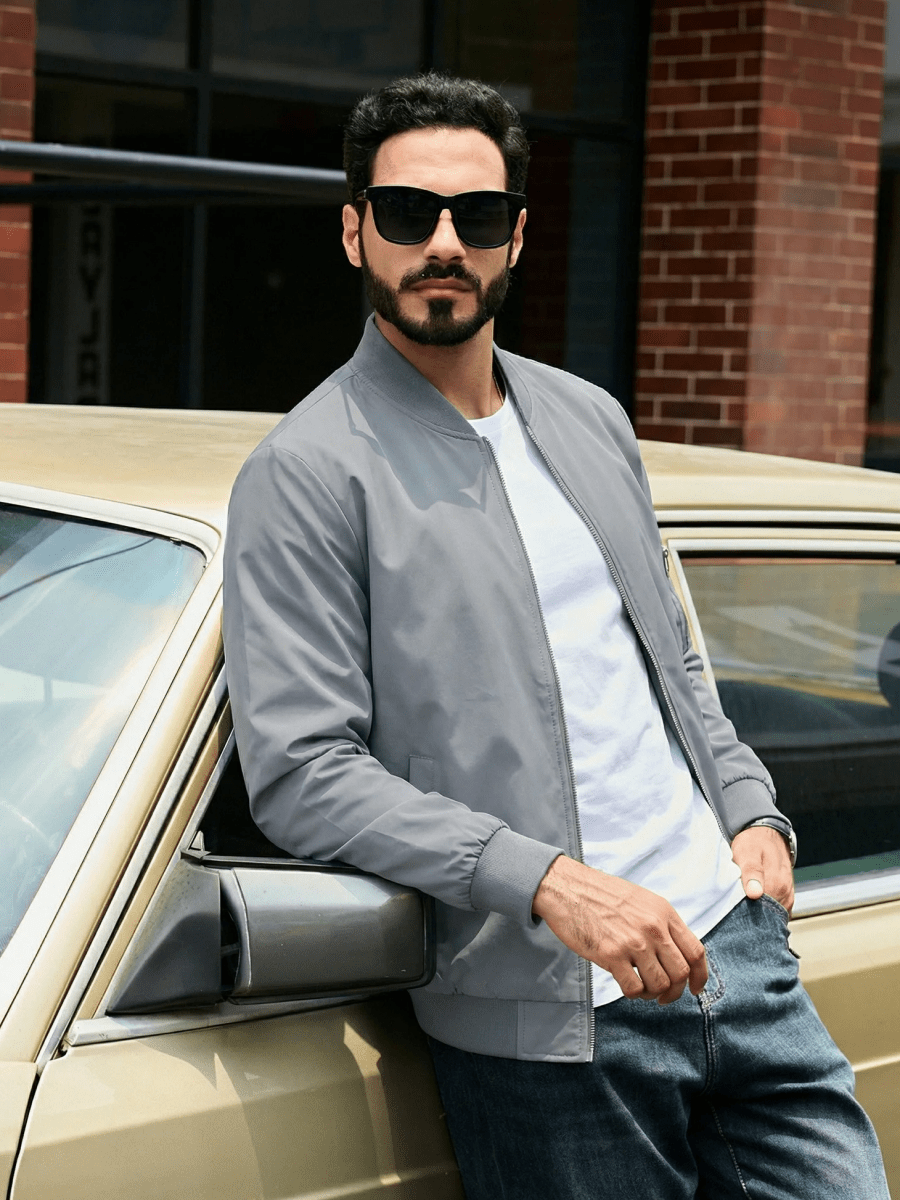 Blakely Lightweight Jacket -  Bomber Windbreaker for Work