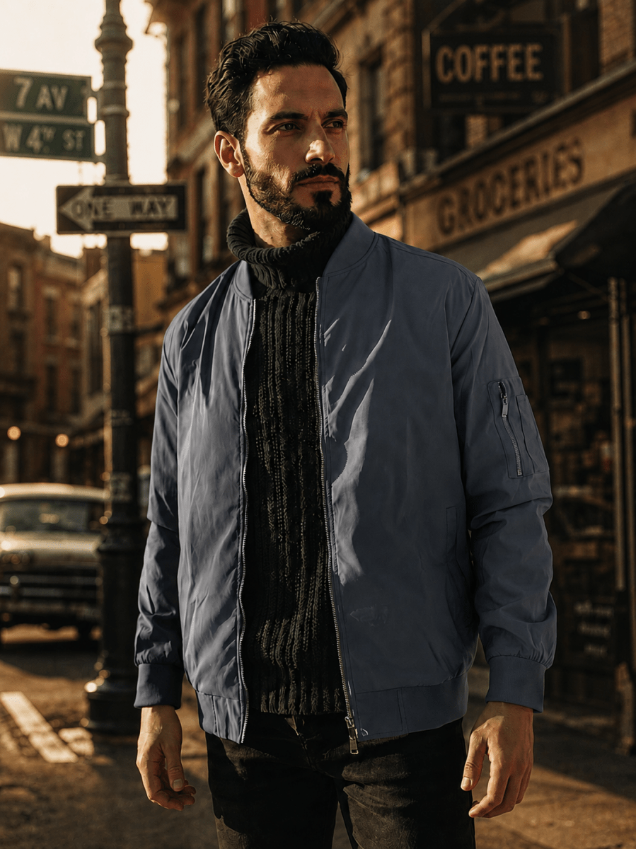 Blakely Lightweight Jacket -  Bomber Windbreaker for Work