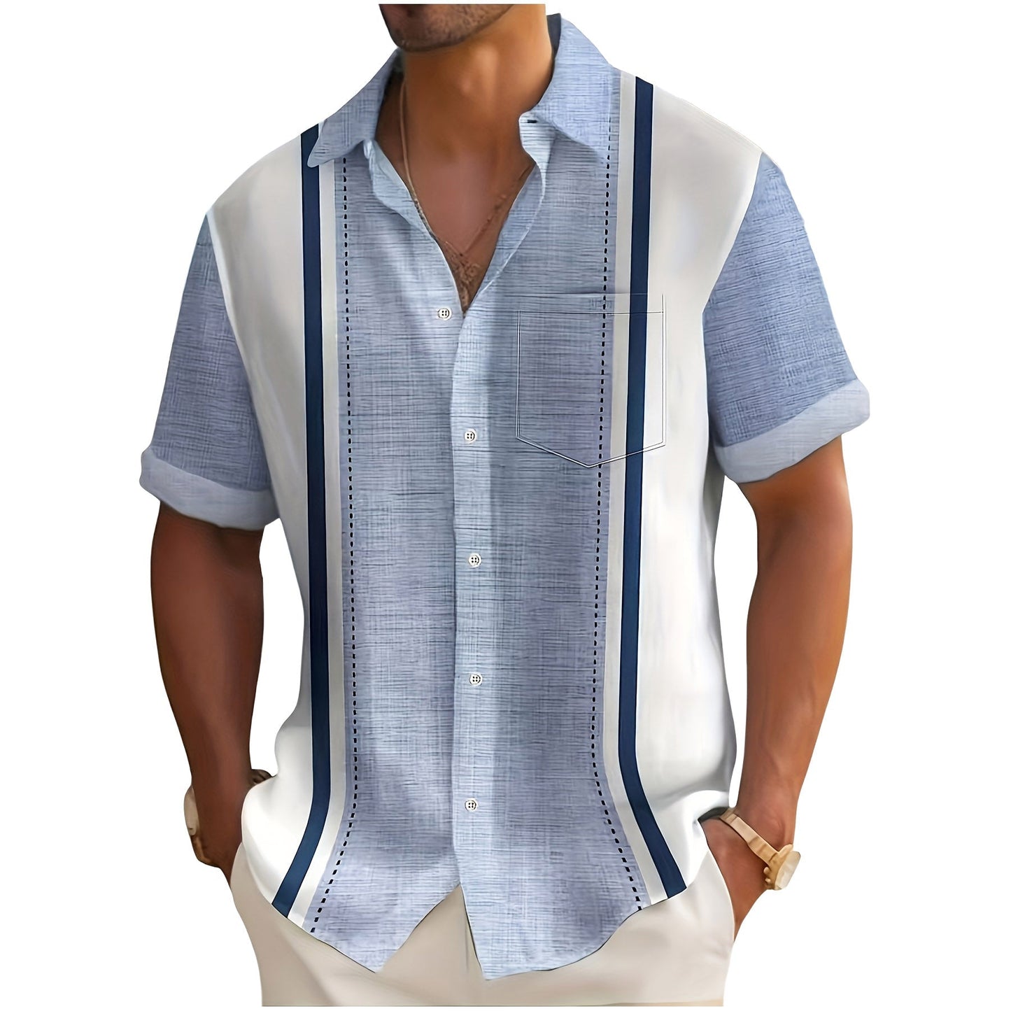Blakely | Striped Resort Shirt