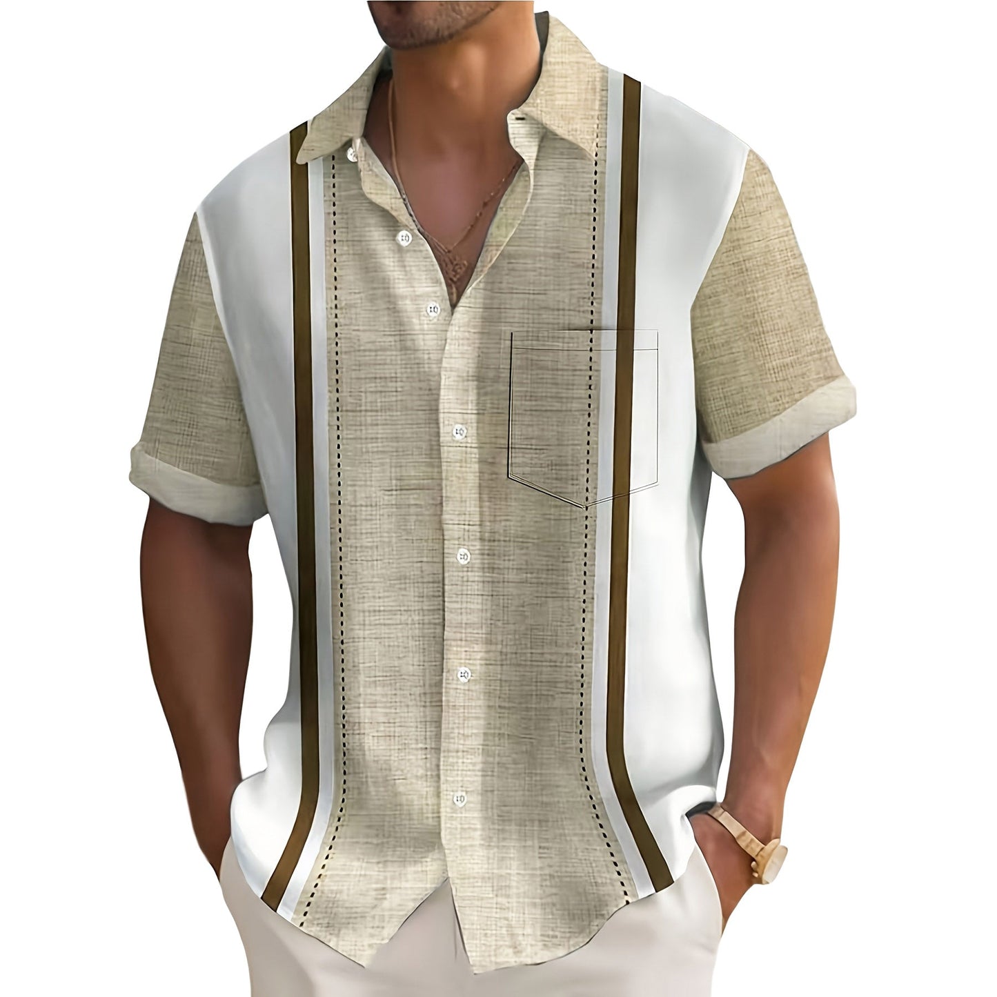Blakely | Striped Resort Shirt